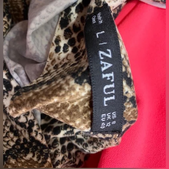 Snakeprint Mini Dress - Picture 2 of 3